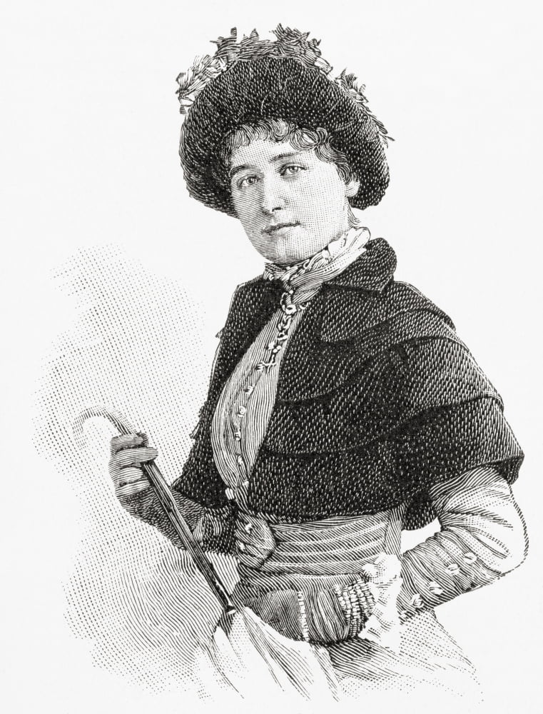 Gertrude Kingston 1862 Canvas Art - Ken Welsh Design Pics (26 x 34)