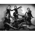 thumbnail image 1 of Gertrude Niesen Posed in Lace Dress with Girls Photo Print (24 x 30), 1 of 1