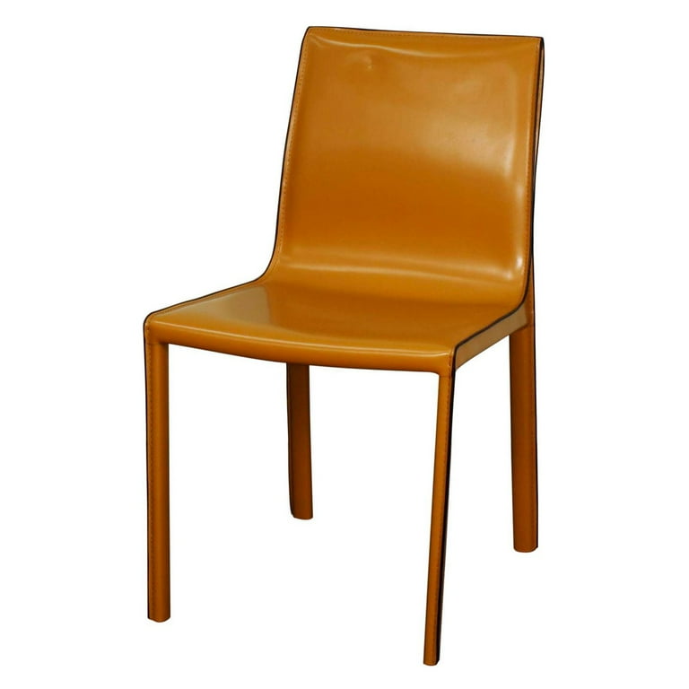 Recycled leather chair top
