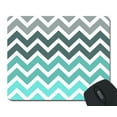 thumbnail image 1 of Gery Turquoise Chevron Mouse pads Gaming Mouse Pad 9.84x7.87 inches, 1 of 3