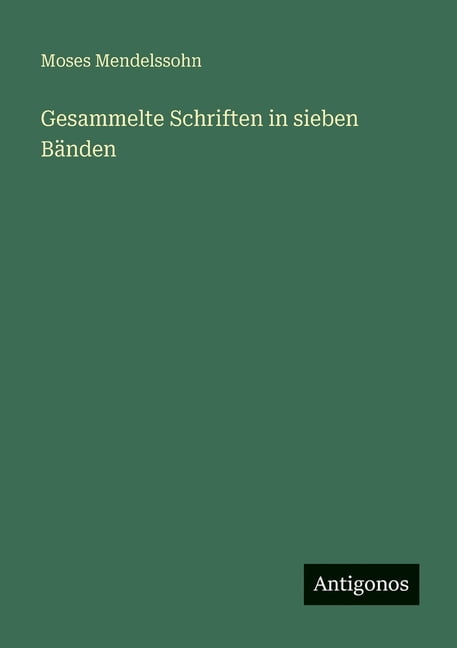 Gesammelte Schriften in sieben BÃ¤nden, (Paperback)