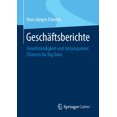 thumbnail image 1 of GeschÃ¤ftsberichte: UnvollstÃ¤ndigkeit Und Intransparenz: Chancen FÃ¼r Big Data, (Paperback), 1 of 1