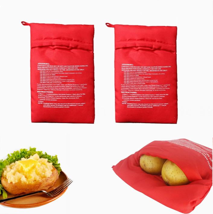Gespout 2 Pack Microwave Potato Bag,Potato Microwave Cooker Bags