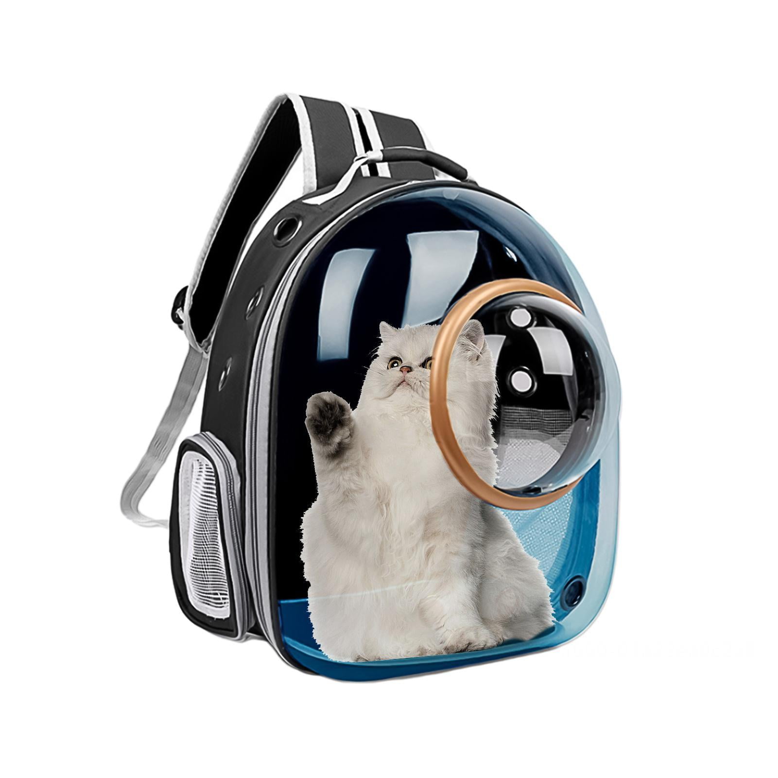 Gespout Cat Backpack Carrier, Cat Bubble Backpack with Two Covers,Pet