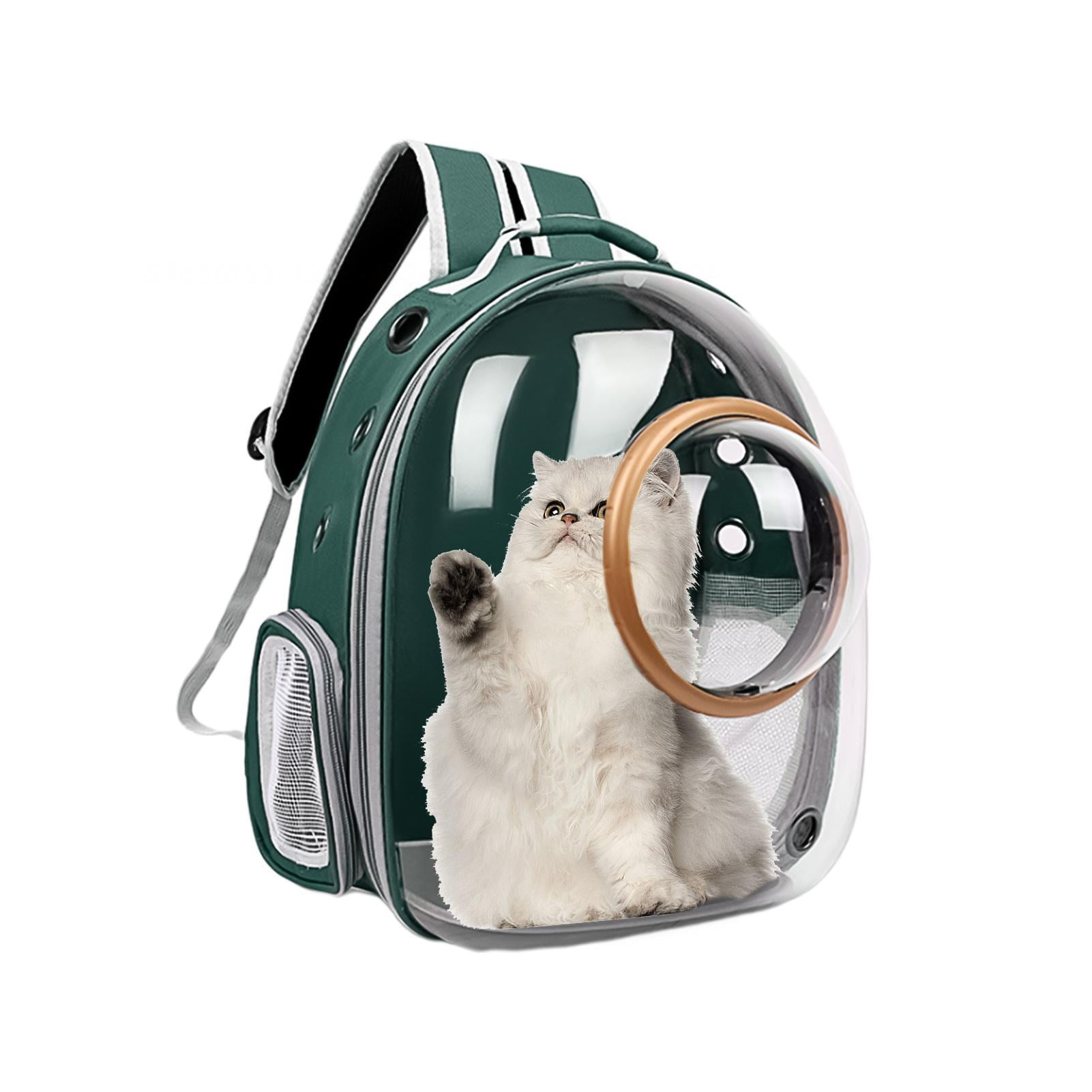 Gespout Cat Backpack Carrier, Cat Bubble Backpack with Two Covers,Pet