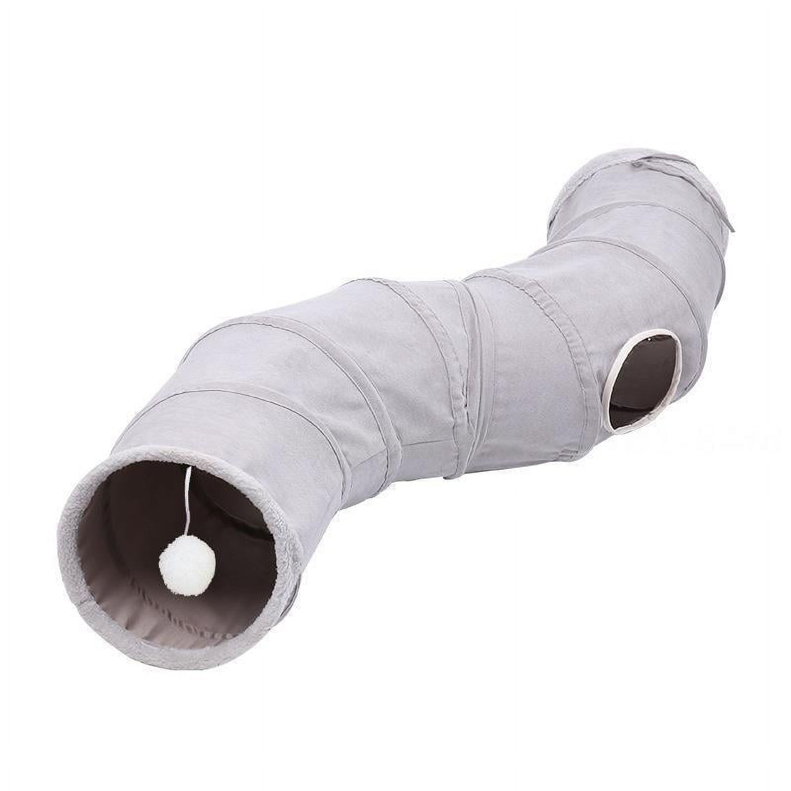 Gespout Cat Tunnel Toy, Cat Toy, Collapsible Tunnels Tubes,Interactive Maze Toy, with Ball Toy