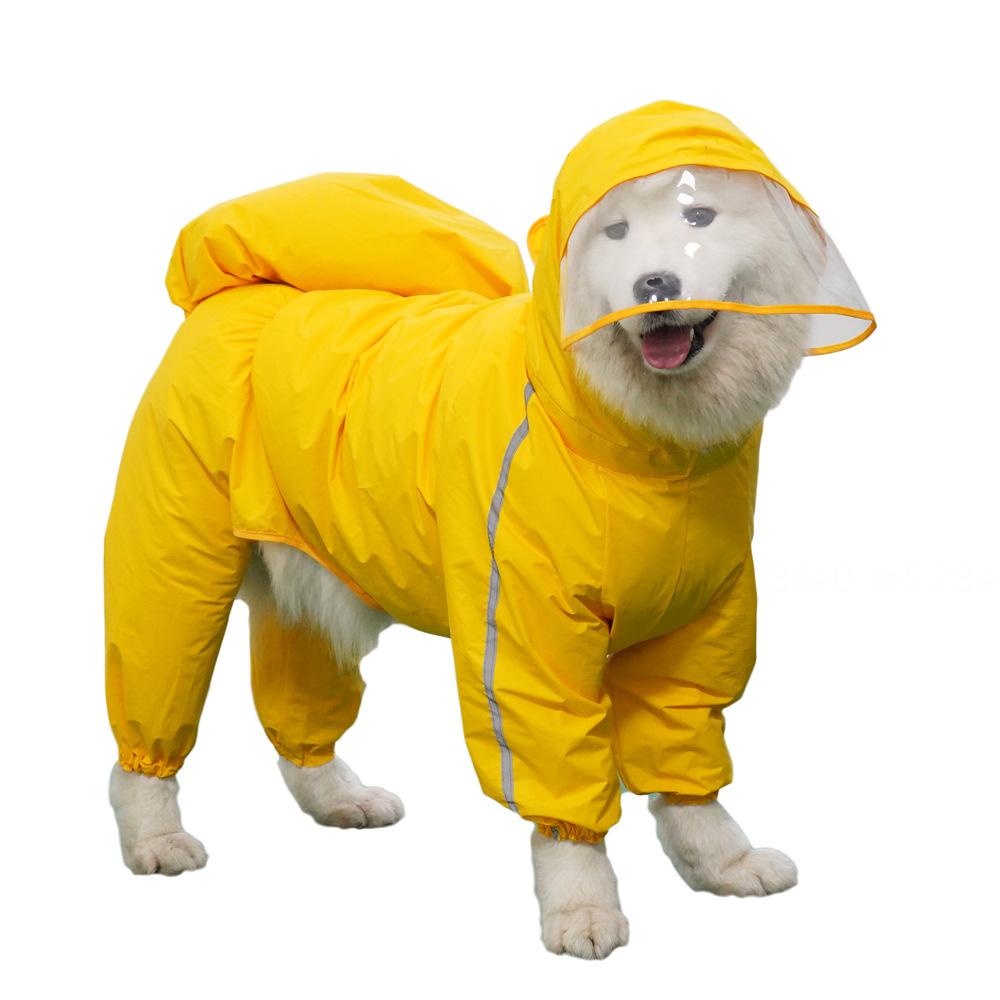 Gespout Lightweight Raincoats for Big Dogs, Large Breeds Dogs Rain