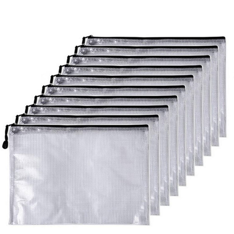  Mesh Zipper Pouch,Clear Waterproof Durable Mesh