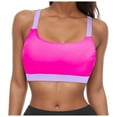 thumbnail image 1 of Gessp Bikini Bandeau Swim Bikini Top, Women's(Hot Pink,L), 1 of 4