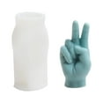 Gesture Candle Silicone DIY OK Biye Finger Shape Photo Candle Holder