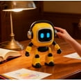 thumbnail image 1 of Gesture Control Interactive Smart Robot - Cutting-Edge Powered Intelligent Learning Robot for Family Bonding & Entertainment, User-Friendly Educational Gadget, Year of The Horse Tech Gift, Yellow, 1 of 5