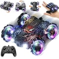 thumbnail image 1 of Gesture Control RC Stunt Car for Kids, 2.4GHz Hand Controlled Remote Control Car with 360° Rotation, Double-Sided Driving, LED Lights, Rechargeable Off Road Toy for Boys Ages 4 5 6 7 8 9 10 11 12, 1 of 7
