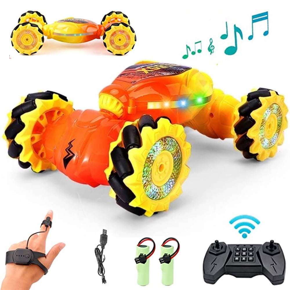 Ride On 3T6B RC Motorcycle 2.4G, Kids Remote Control Double Sided Flips 360° Rotating Off 685400