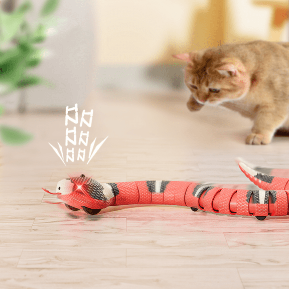 Gesture Sensing Electronic Snake Pet Toys, Snake Cat Toys with Lights for Kids Halloween Christmas Birthday Gifts