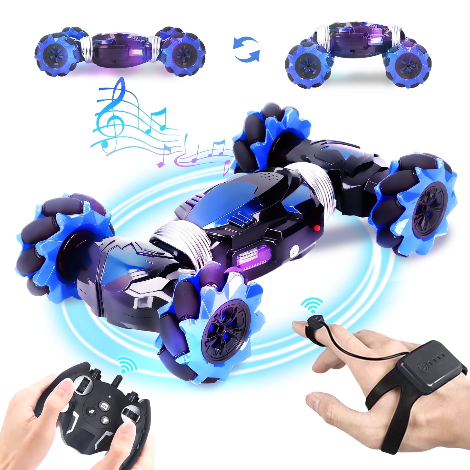 Remote Controll Car Image Ccdes Remote Control Car for Stunt with Lights Music Transformative Fun ...