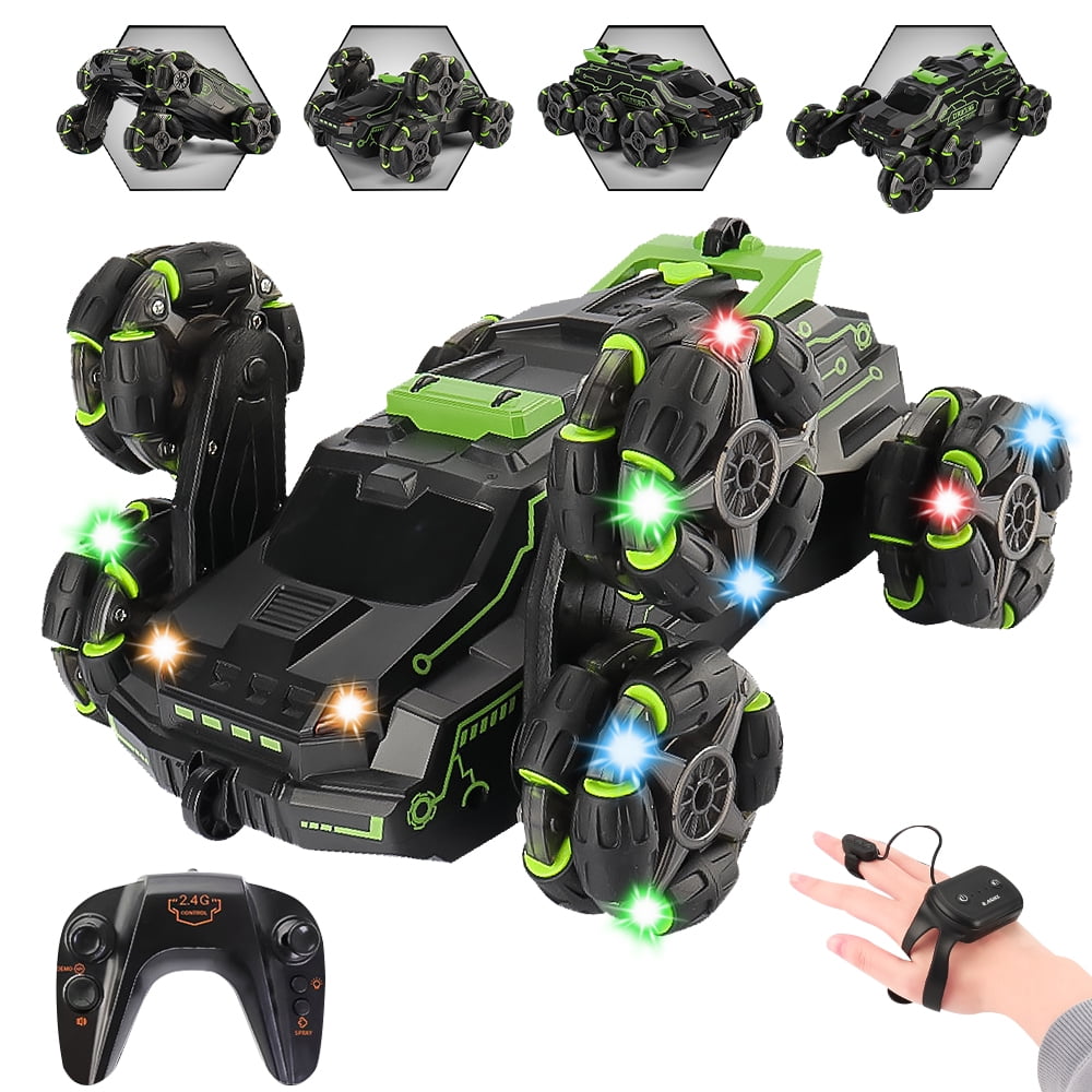 Gesture Sensor RC Stunt Car, 2.4GHz 6WD RC Car Toys for Boys and Girls