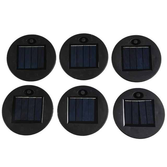 Gesuoke Garden Solar Powered Replacement Round Led Light Box Battery Cells Poly Li-Ion Battery Charger Lamp Holder Accessories