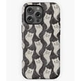 thumbnail image 1 of Get Back Creepy Cat Black Halloween Phone Case for iPhone 16 15 14 13 12 11 Pro Max, 1 of 2