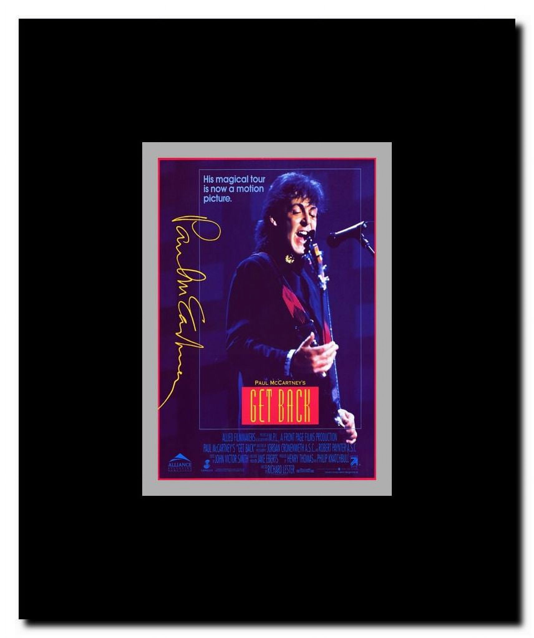 Get Back Framed Movie Poster