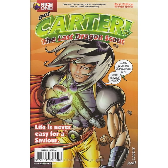 Get Carter! The Last Dragon Scout #1 VF ; Nice One Comic Book