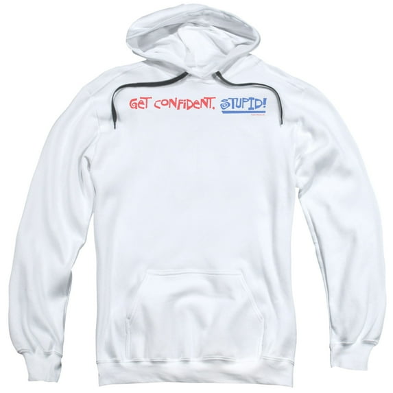 - Get Confident Stupid - Pull-Over Hoodie - Medium
