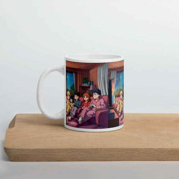 Get Cozy – National Comfy Day Must-Haves, White glossy mug, Coffee Tea, Ceramic