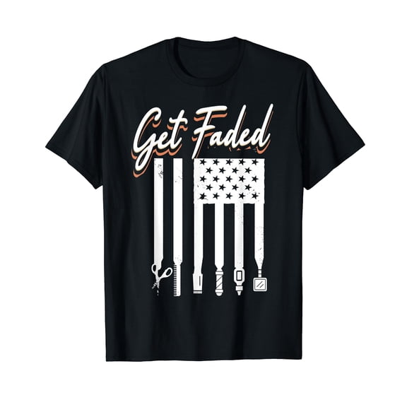 Get Faded Funny Barber T-Shirt