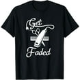 thumbnail image 1 of Get Faded Razor Barbers Haircut Quote T-Shirt, 1 of 4