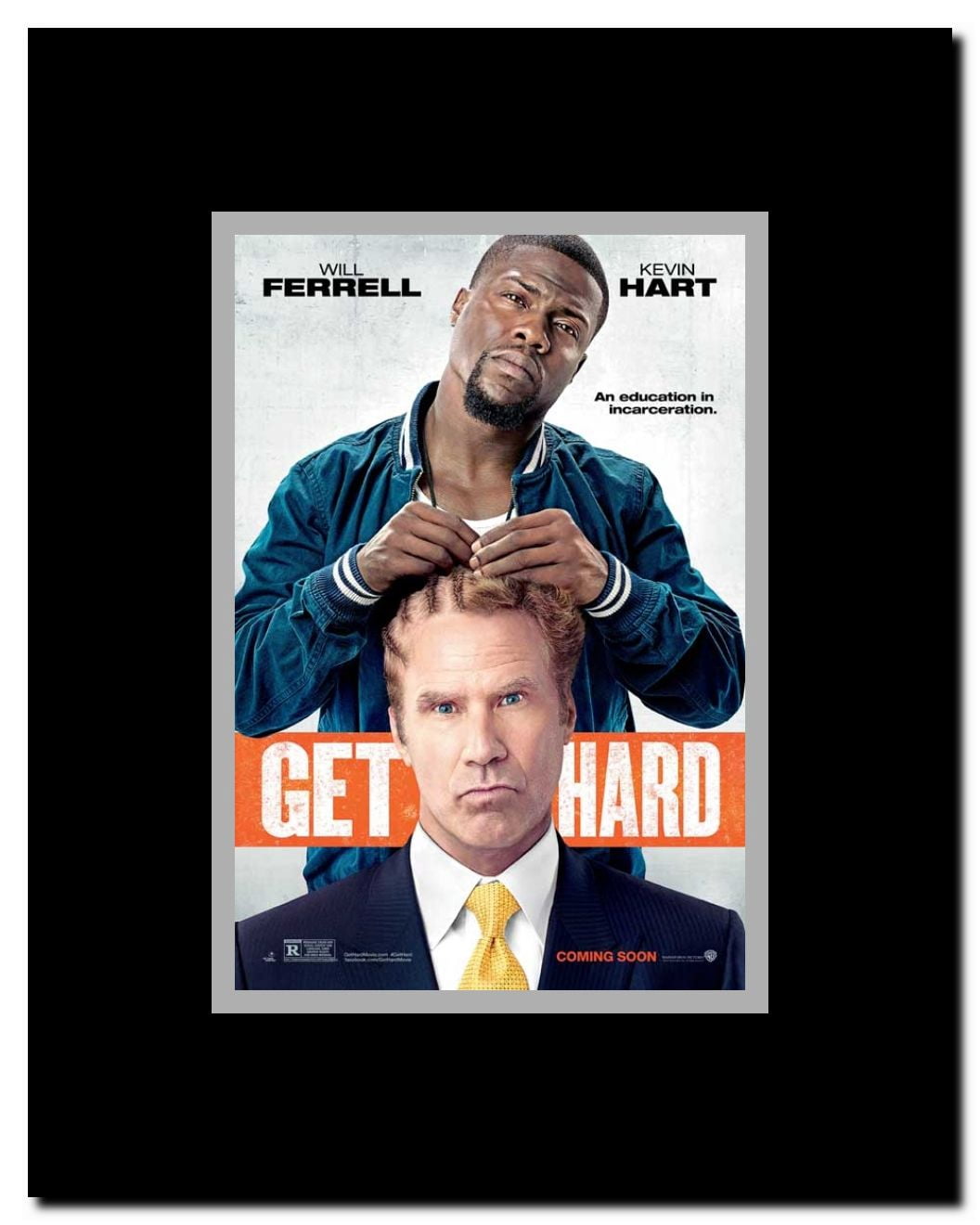 Get Hard Framed Movie Poster