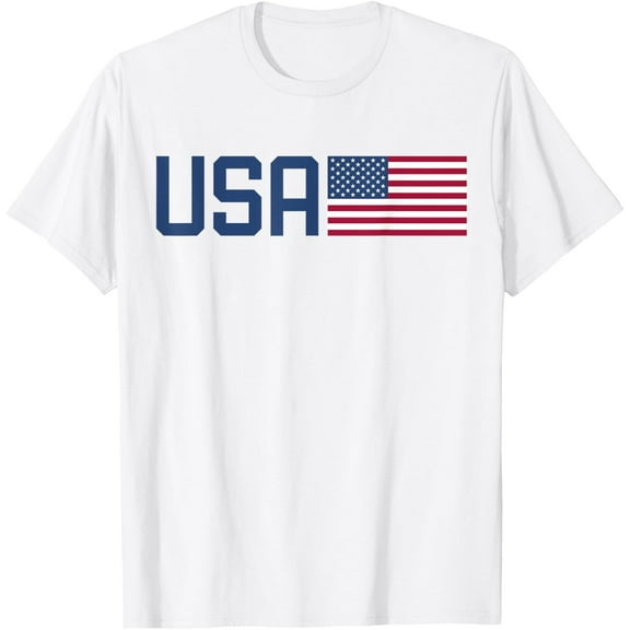 USA Shirt Women Men Kids American Flag 4th of July Patriotic T-Shirt