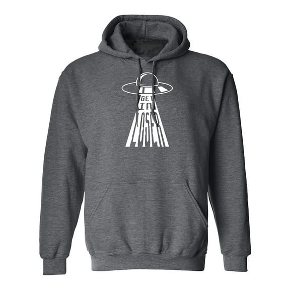Get In Loser (UFO) Adult Hooded Sweatshirt