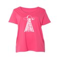 thumbnail image 1 of Get In Loser (UFO) Womens Plus Size Scoopneck Tee, 1 of 1