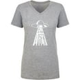 thumbnail image 1 of Get In Loser (UFO) Womens V-Neck T-Shirt, 1 of 3