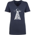 thumbnail image 1 of Get In Loser (UFO) Womens V-Neck T-Shirt, 1 of 2