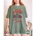 thumbnail image 1 of Get In Loser We're Going Slashing Comfort Colors T-Shirt, Horror Halloween, The Slayers Shirt, Horror Movie Characters,Moss Color,Size L, 1 of 5
