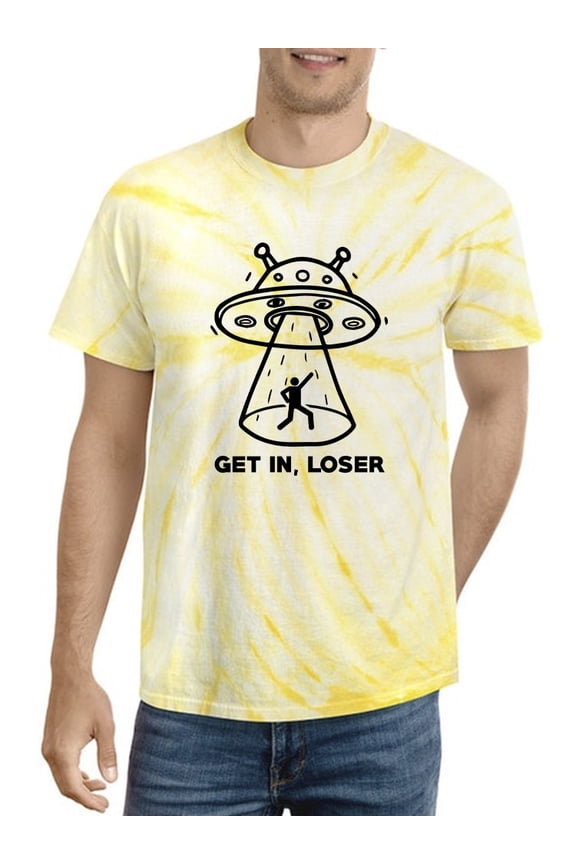 Get In The Alien Ship, Loser Tie Dye Cyclone Men -Smartprints Designs, Male Small