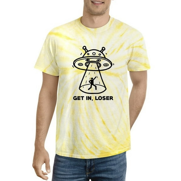 Get In The Alien Ship, Loser Tie Dye Cyclone Men -Smartprints Designs, Male XX-Large