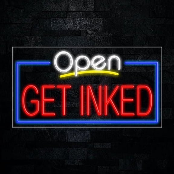 Get Inked LED Neon Sign 33"L x 18"H #35735