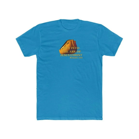 Get Into the Ark of Jesus Christ Men's Cotton Crew Tee