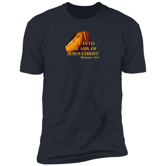 Get Into the Ark of Jesus Christ Men’s Premium Short Sleeve Tee Shirt