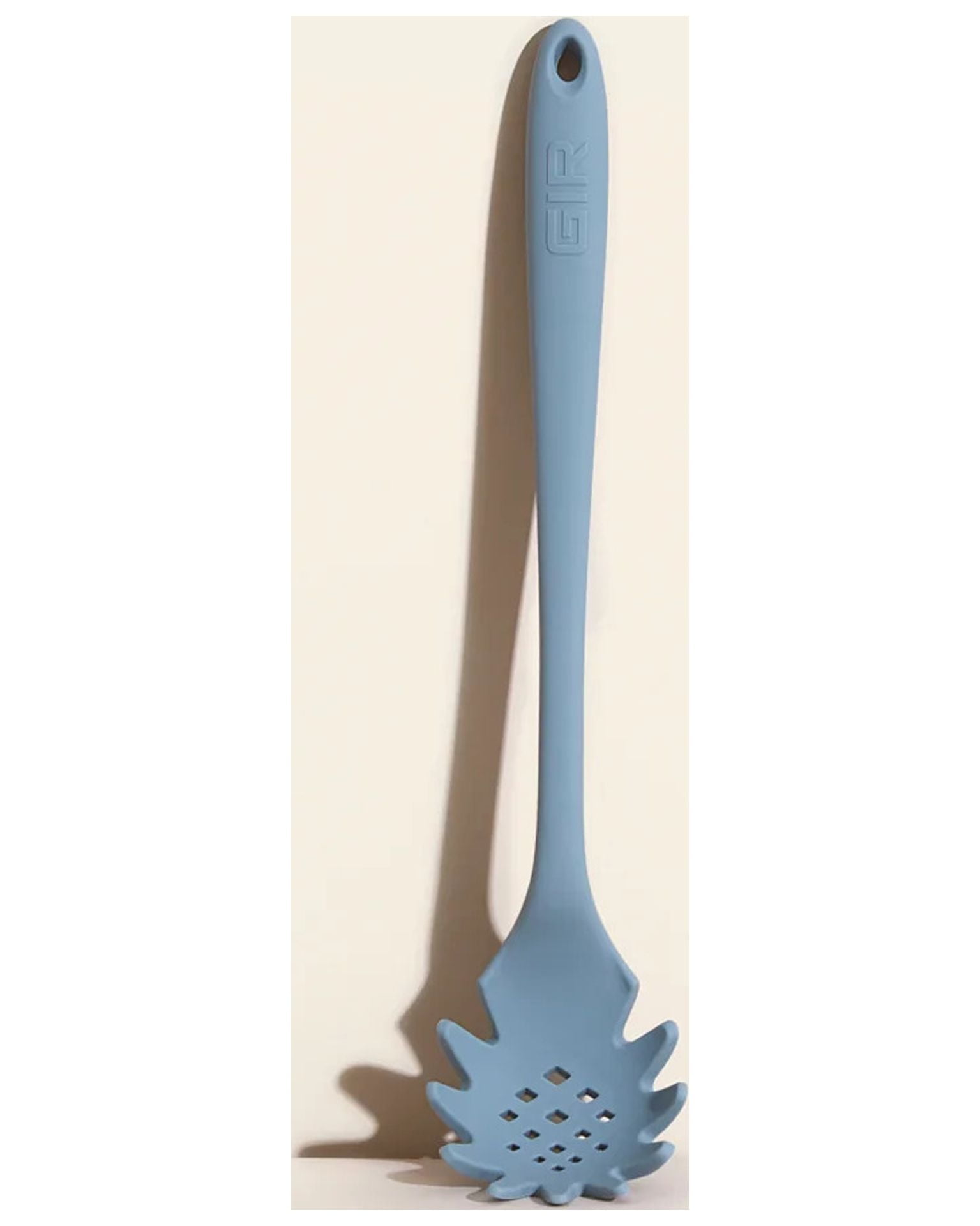 Slate Blue Heat-Resistant Silicone Spaghetti Spoon