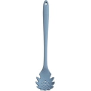 GIR Get It Right Silicone Spaghetti Spoon, Heat Resistant Pasta Spoon, Nonstick Safe Pasta Server Kitchen Utensil for Cooking, 13 Inch, Slate