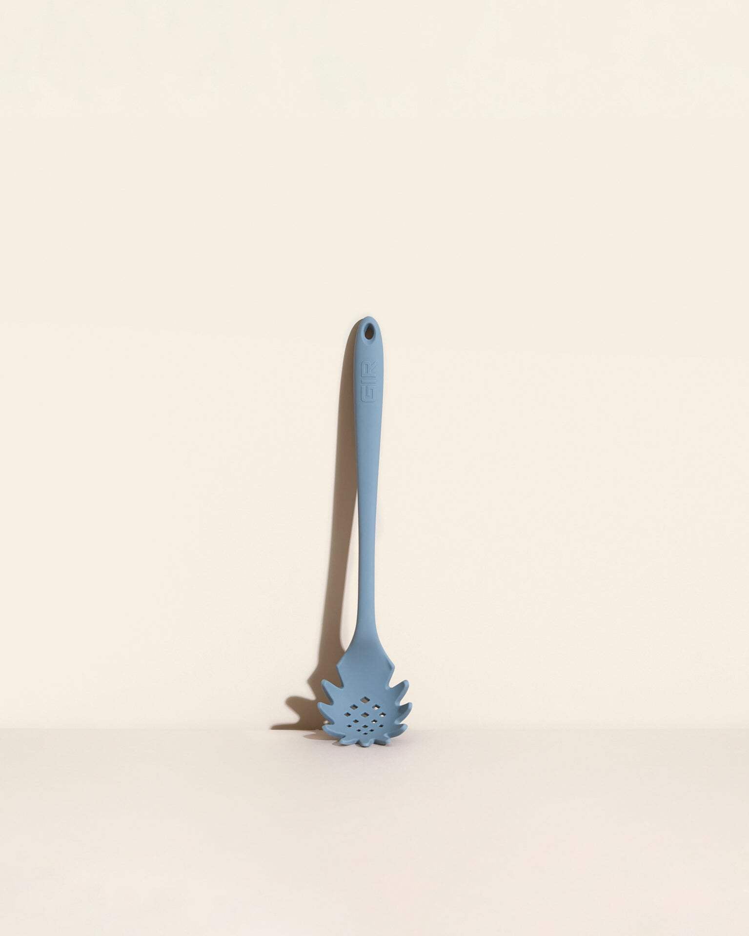Slate Blue Heat-Resistant Silicone Spaghetti Spoon