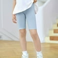 thumbnail image 1 of Get It Today Kiviey Shorts for Girls Cotton Casual Leggings Shorts Elastic Waisted Five Quarter Pants Size 3T-12Y, 1 of 6
