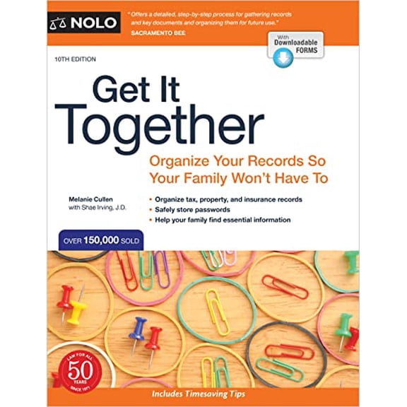 Pre-Owned Get It Together: Organize Your Records So Your Family Won't Have to (Paperback) 1413329950 9781413329957