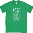 thumbnail image 1 of Get Lost Along The Way T-Shirt Adventure Camping Hiking RV Travel Tee - Green, 5XL, 1 of 1