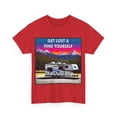 thumbnail image 1 of Get Lost & Find Yourself RV Trailer Heavy Cotton T-Shirt, 1 of 4