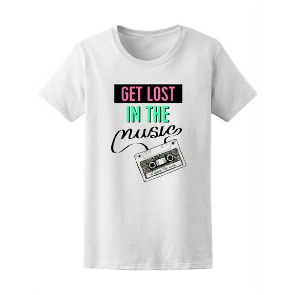 Get Lost In The Music Vintage Tee Women's -Image by Shutterstock