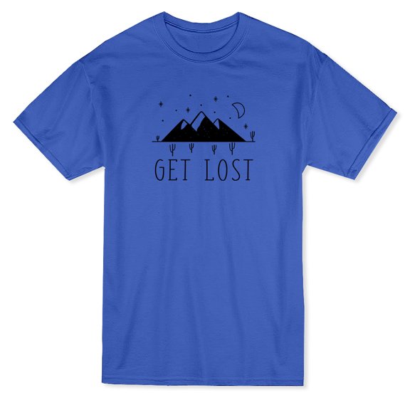 Get Lost Mountains Graphic Men's T-shirt