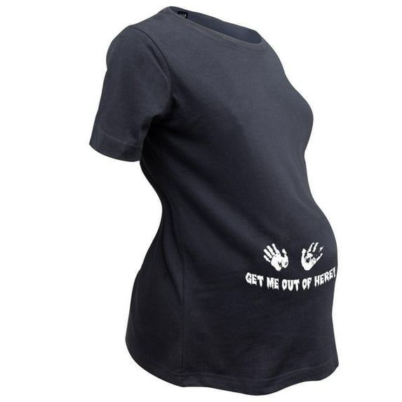 Get Me Out of Here Women's Maternity Costume T-Shirt - Medium